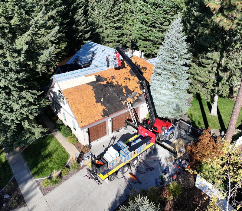 Roofing services in Spokane, Washington